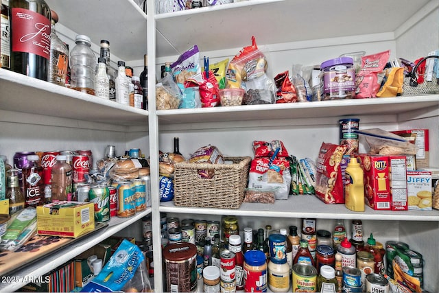 view of pantry