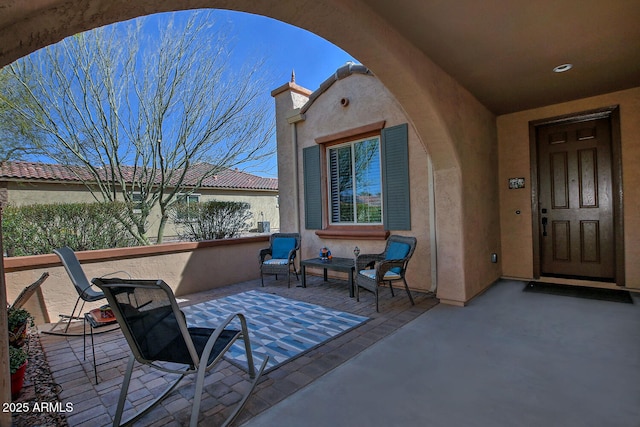 view of patio