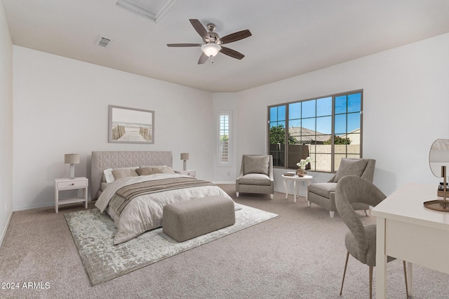 11122 E Tripoli Ave, Mesa, AZ 85212 - bedroom with carpet floors and ceiling fan