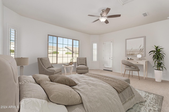 11122 E Tripoli Ave, Mesa, AZ 85212 - carpeted bedroom with a ceiling fan