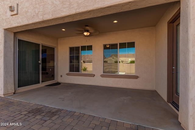 11122 E Tripoli Ave, Mesa, AZ 85212 - view of patio / terrace with ceiling fan