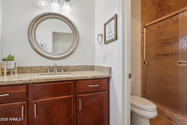 4735 E Harmony Cir, Mesa, AZ 85206 - full bath with vanity and a stall shower