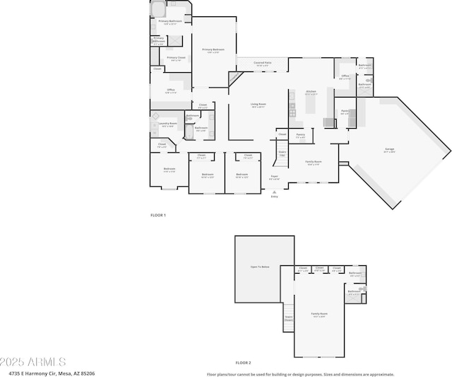 4735 E Harmony Cir, Mesa, AZ 85206 - view of property floor plan