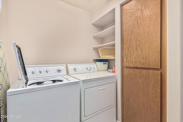 laundry room featuring washer and dryer