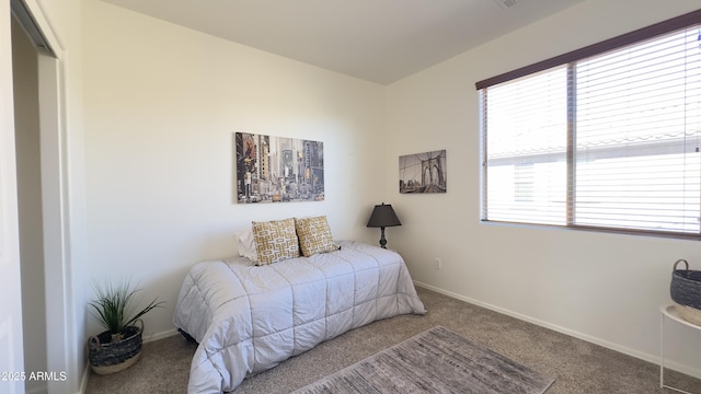 bedroom featuring carpet floors