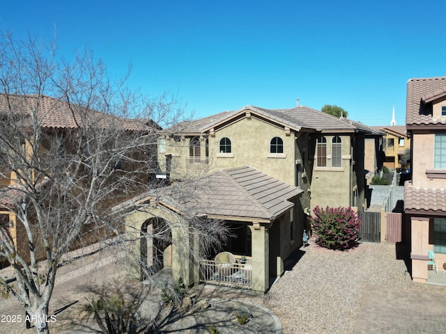 view of front of home