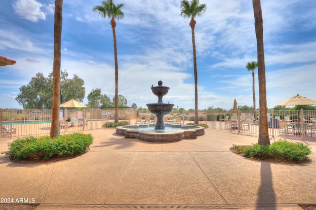 view of community featuring a pool