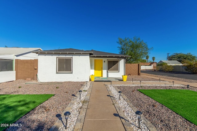 view of ranch-style home