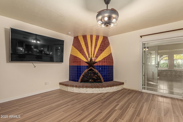 view of unfurnished living room