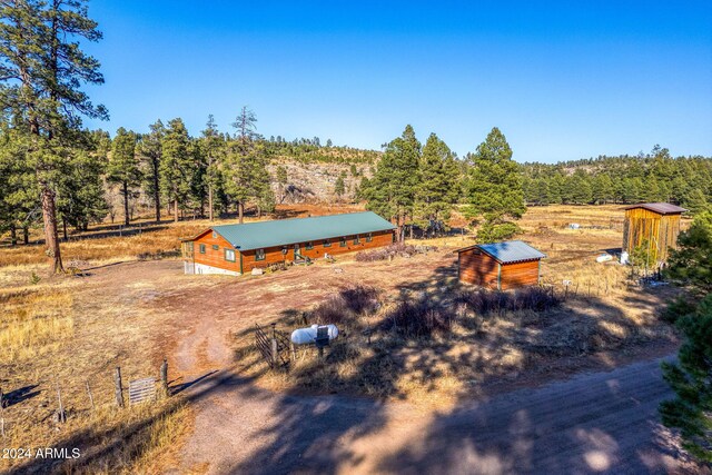 1528 Black Canyon Rd, Heber, AZ 85928 - view of rural area featuring a heavily wooded area