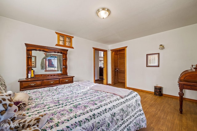 1528 Black Canyon Rd, Heber, AZ 85928 - bedroom featuring wood finished floors and baseboards