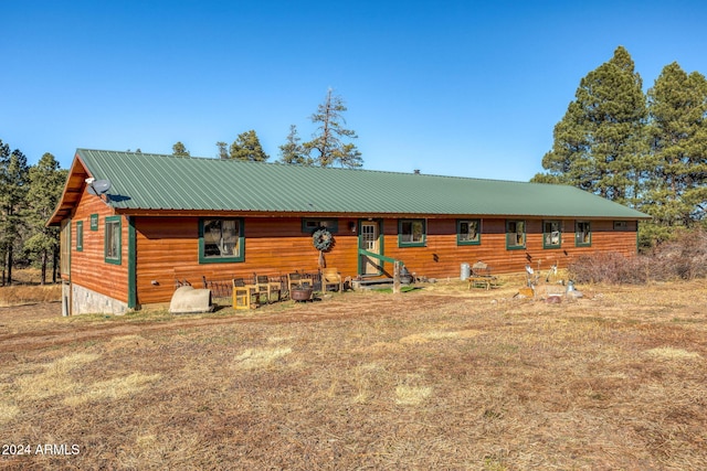 1528 Black Canyon Rd, Heber, AZ 85928 - chalet / cabin featuring metal roof
