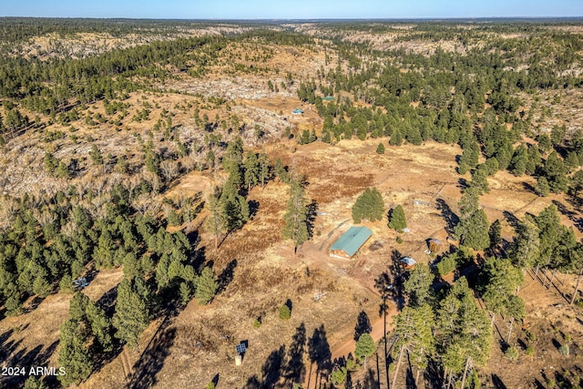1528 Black Canyon Rd, Heber, AZ 85928 - aerial view of property and surrounding area featuring a forest