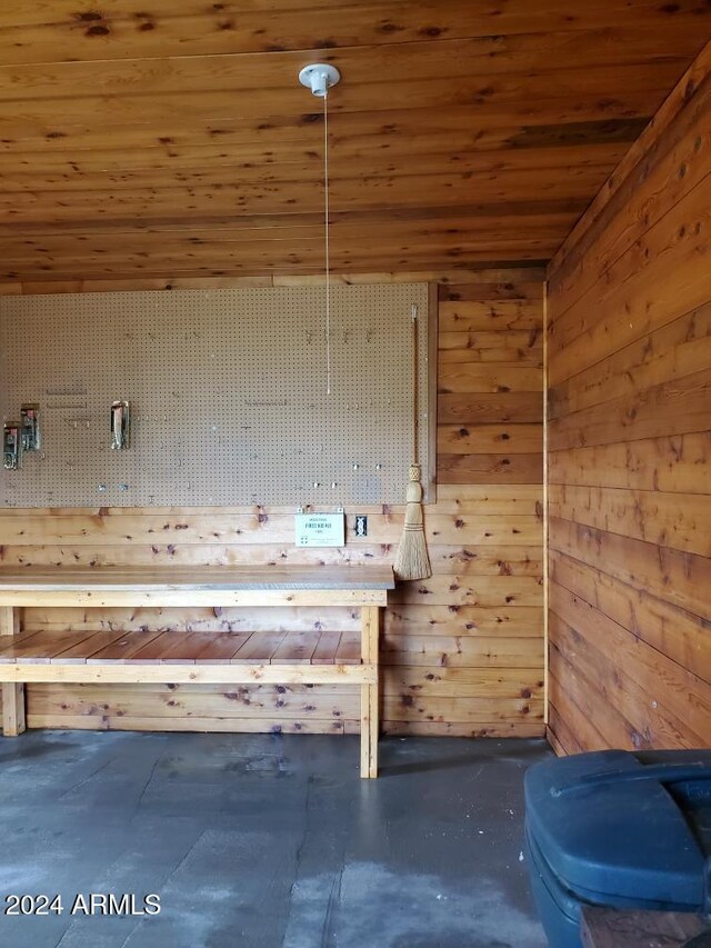 1528 Black Canyon Rd, Heber, AZ 85928 - sauna / steam room with wooden ceiling and wooden walls