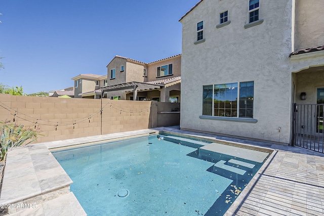 3310 E Los Gatos Dr, Phoenix, AZ 85050 - view of pool with fence