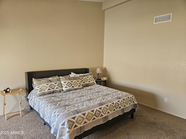 bedroom featuring carpet flooring