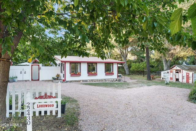 view of ranch-style house