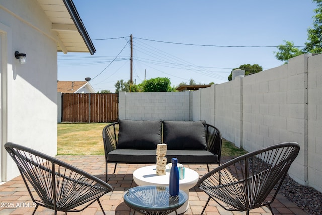6907 E Palm Ln, Scottsdale, AZ 85257 - fenced backyard with a patio area