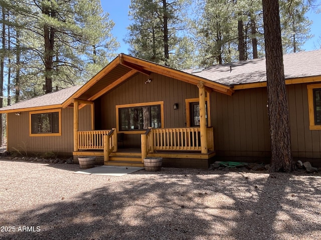 7301 Country Club Dr, Pinetop, AZ 85935 - view of front of property with roof with shingles