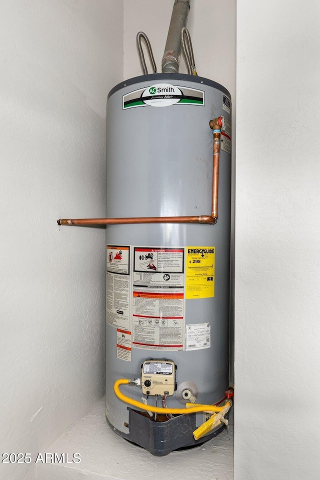 utilities with gas water heater