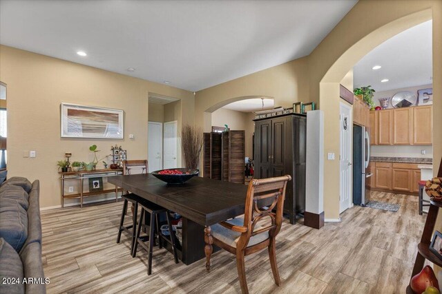 living room featuring light hardwood / wood-style floors