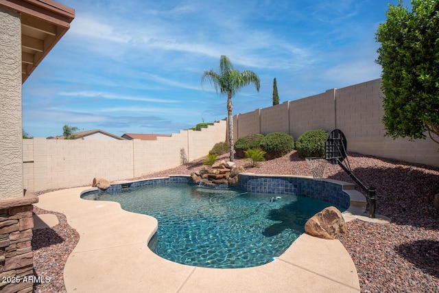 6014 W Oberlin Way, Phoenix, AZ 85083 - view of swimming pool featuring a fenced backyard