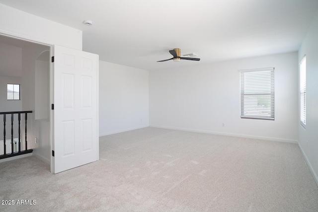 6014 W Oberlin Way, Phoenix, AZ 85083 - unfurnished room with a ceiling fan, light colored carpet, and a smoke detector