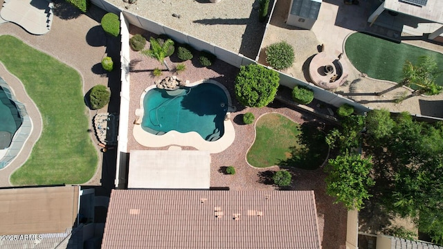 6014 W Oberlin Way, Phoenix, AZ 85083 - drone / aerial view of a pool