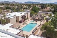 view of pool featuring a mountain view