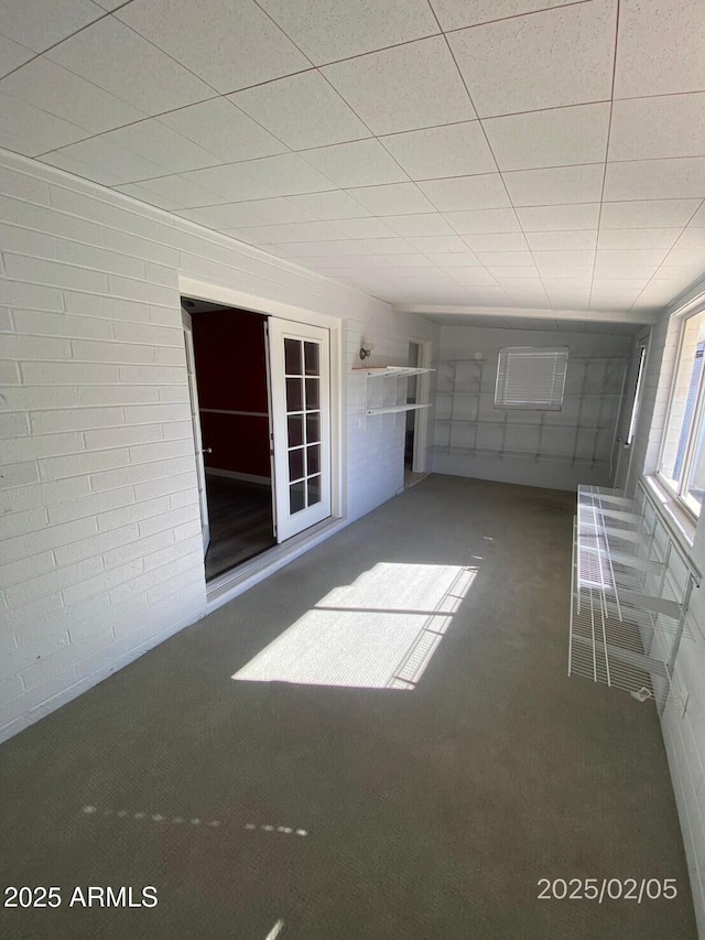 view of unfurnished living room