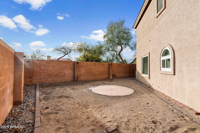 view of yard featuring a patio area