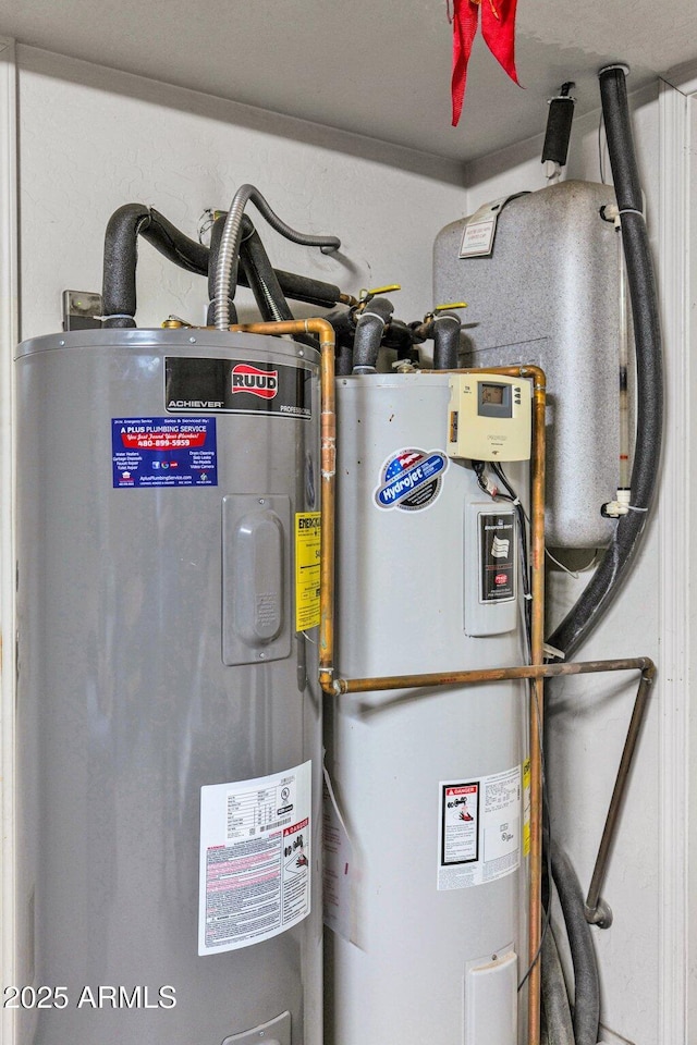 utilities featuring water heater