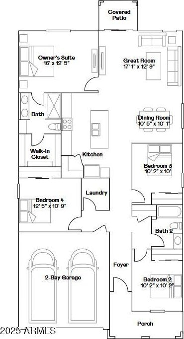 5064 S 234th Ave, Buckeye, AZ 85326 - property floor plan