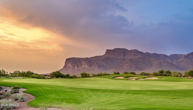 view of mountain feature