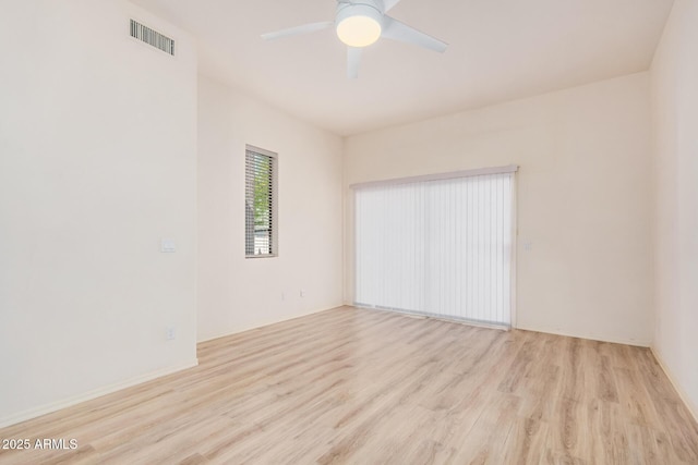 205 N 74th St Unit 110, Mesa, AZ 85207 - empty room featuring light wood-type flooring and a ceiling fan