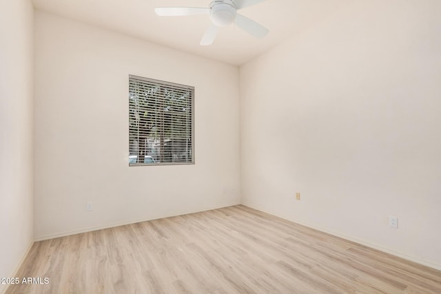 205 N 74th St Unit 110, Mesa, AZ 85207 - unfurnished room featuring wood finished floors and ceiling fan