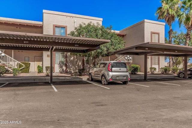 205 N 74th St Unit 110, Mesa, AZ 85207 - covered parking lot featuring stairway