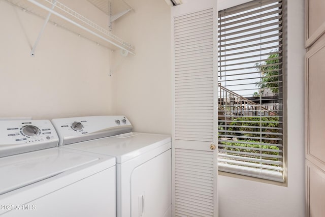205 N 74th St Unit 110, Mesa, AZ 85207 - washroom featuring independent washer and dryer