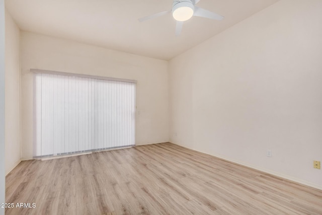 205 N 74th St Unit 110, Mesa, AZ 85207 - unfurnished room featuring wood finished floors and a ceiling fan