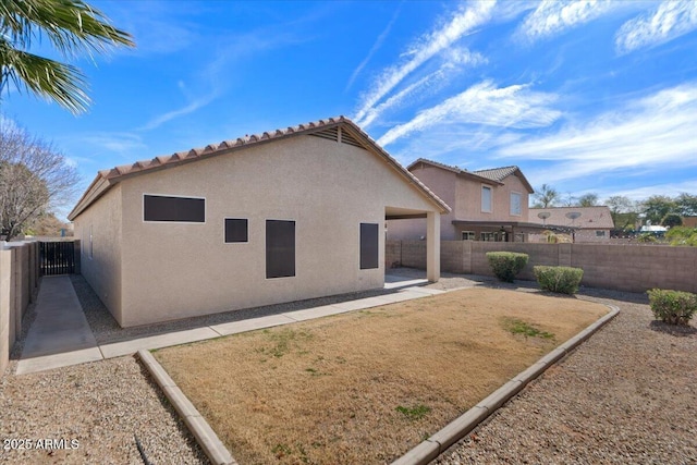 view of rear view of property