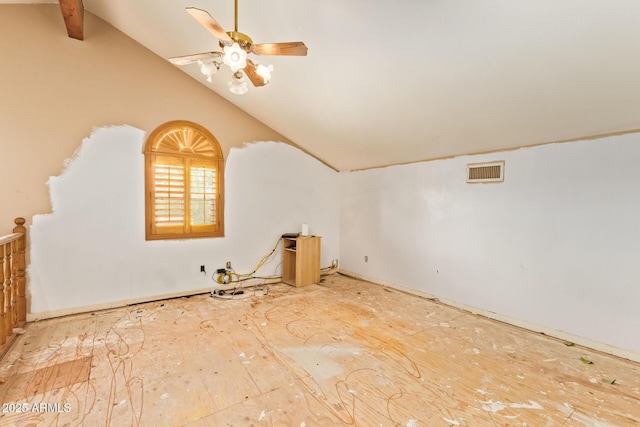 4922 W Fallen Leaf Ln, Glendale, AZ 85310 - bonus room featuring lofted ceiling and a ceiling fan