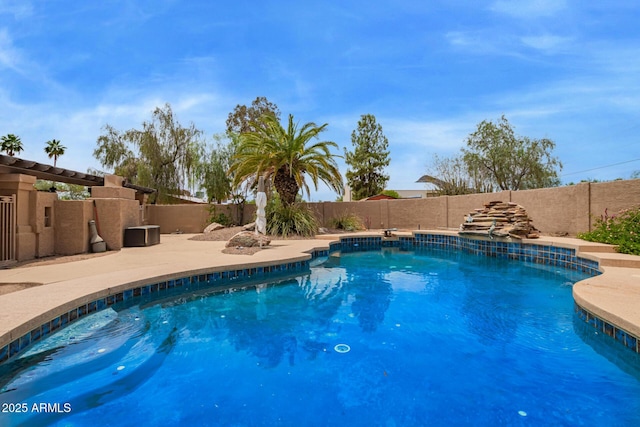 4922 W Fallen Leaf Ln, Glendale, AZ 85310 - view of pool with a fenced backyard and a patio