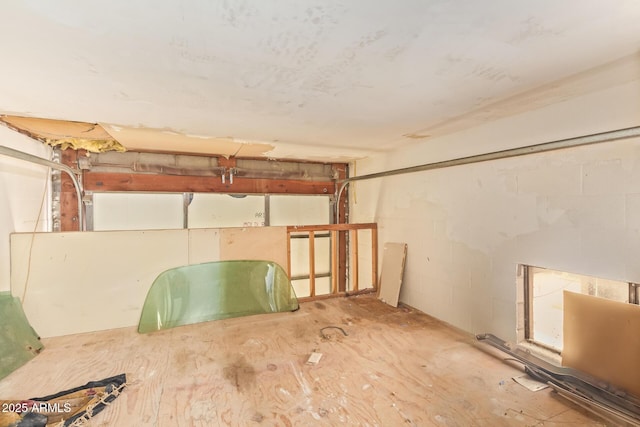 4922 W Fallen Leaf Ln, Glendale, AZ 85310 - below grade area with concrete block wall and a garage