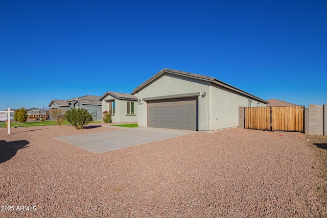 ranch-style house with a garage