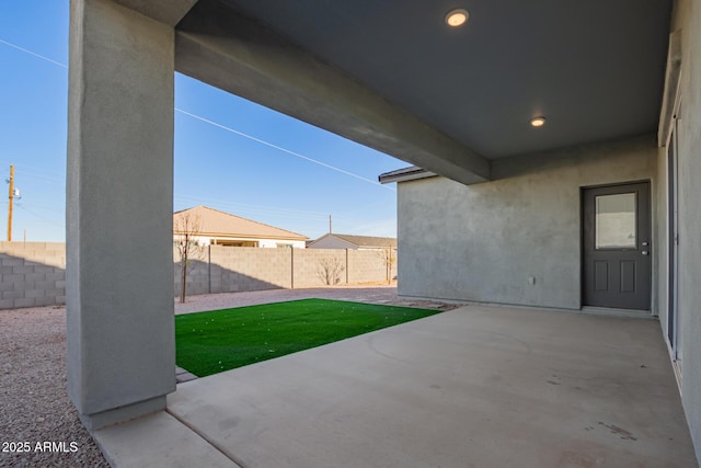 view of patio