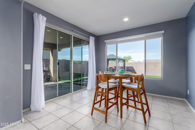 25627 N 163rd Dr, Surprise, AZ 85387 - dining space with light tile patterned floors and baseboards