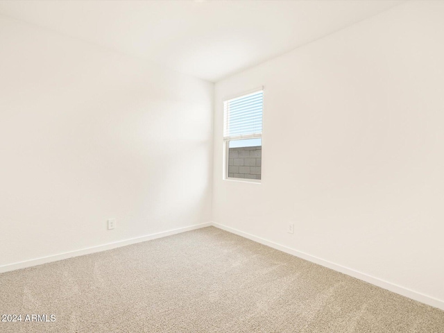 spare room featuring carpet floors