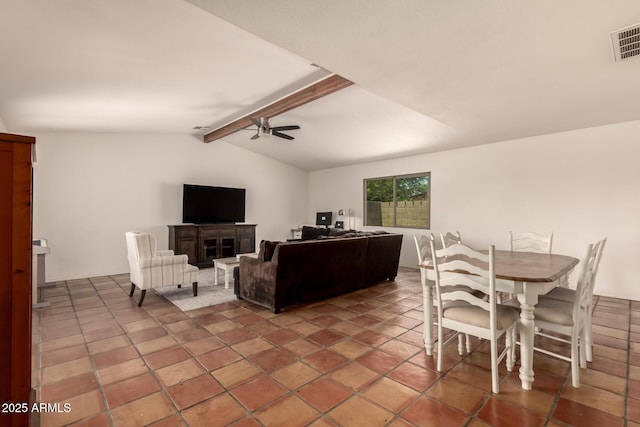 1676 W Sequoia Dr, Phoenix, AZ 85027 - living area featuring a ceiling fan