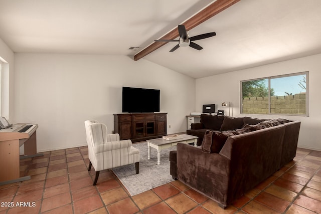 1676 W Sequoia Dr, Phoenix, AZ 85027 - living area featuring ceiling fan