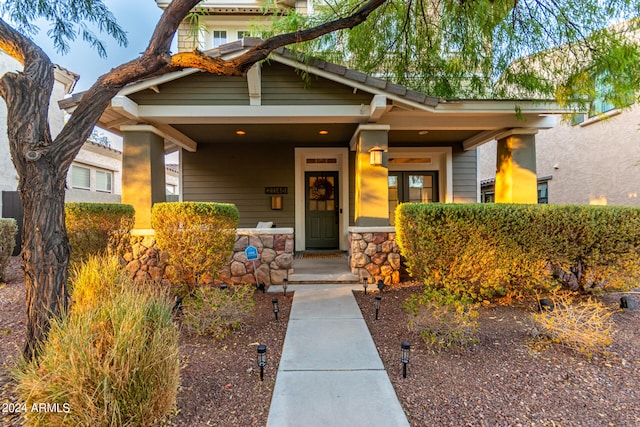 view of craftsman house